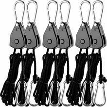 Load image into Gallery viewer, VEVOR 4-98 PCS 6 Feet Long Heavy Duty Adjustable Rope Clip Hanger For
