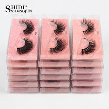Load image into Gallery viewer, SHIDISHANGPIN Eyelashes Wholesale 3D Mink Lashes Natural False
