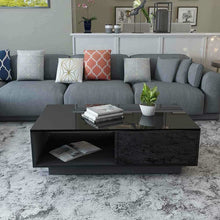 Load image into Gallery viewer, High Gloss Coffee Tables RGB LED End Table Nordic Modern Side Table
