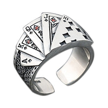 Load image into Gallery viewer, Royal Flush Open Ring
