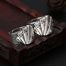 Load image into Gallery viewer, Royal Flush Open Ring
