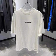 Load image into Gallery viewer, JIL SANDER Men Women Letter Printed Short Sleeve T shirt Fashion
