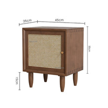 Load image into Gallery viewer, Japanese Style Solid Wood Bedside Table for Bedroom Furniture Simple
