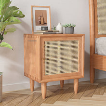 Load image into Gallery viewer, Japanese Style Solid Wood Bedside Table for Bedroom Furniture Simple
