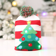 Load image into Gallery viewer, LED Christmas Hat Sweater Knitted Beanie Christmas Light Up Knitted
