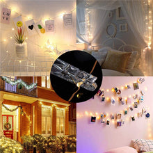 Load image into Gallery viewer, LED String Lights 2M/5M/10M Photo Clip  Fairy Lights Outdoor Battery
