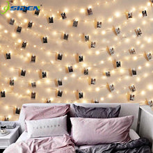 Load image into Gallery viewer, LED String Lights 2M/5M/10M Photo Clip  Fairy Lights Outdoor Battery
