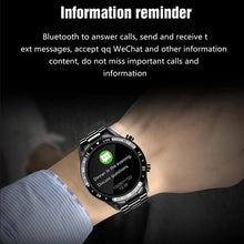 Load image into Gallery viewer, LIGE 2022 Full Circle Touch Screen Steel Band Luxury Bluetooth Call
