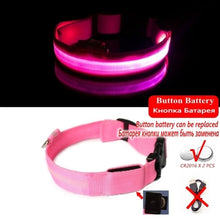Load image into Gallery viewer, Led Dog Collar Light Anti lost Collar For Dogs Puppies  Night Luminous
