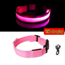 Load image into Gallery viewer, Led Dog Collar Light Anti lost Collar For Dogs Puppies  Night Luminous
