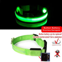 Load image into Gallery viewer, Led Dog Collar Light Anti lost Collar For Dogs Puppies  Night Luminous
