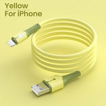 Load image into Gallery viewer, 3a Usb Cable For Iphone 12 11 13 Pro Xs Max Xr X 8 7 6 Led Liquid
