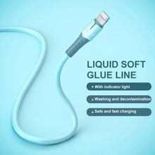 Load image into Gallery viewer, 3a Usb Cable For Iphone 12 11 13 Pro Xs Max Xr X 8 7 6 Led Liquid
