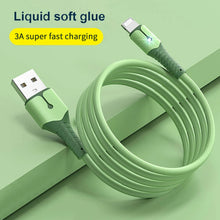Load image into Gallery viewer, 3a Usb Cable For Iphone 12 11 13 Pro Xs Max Xr X 8 7 6 Led Liquid
