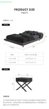 Load image into Gallery viewer, Luxury Japanese Leathaire Bed with Latex Mattress Modern Soft Bed
