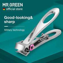 Load image into Gallery viewer, MR.GREEN Nail Clippers Stainless Steel Two Sizes Are Available
