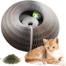 Load image into Gallery viewer, Magic Organ Cat Scratch Board Cat Toy with Ball Cat Grinding Claw Cat
