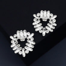Load image into Gallery viewer, Miallo Fashion Women Shoe Buckle Crystal Silver Color Bridal Wedding
