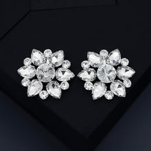 Load image into Gallery viewer, Miallo Fashion Women Shoe Buckle Crystal Silver Color Bridal Wedding

