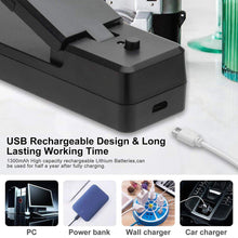 Load image into Gallery viewer, Mini Bag Sealer 2 in 1 Portable Heat Sealers Rechargeable Handheld
