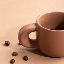 Load image into Gallery viewer, Modern Personalized Ceramic Mugs With Thick Handle Simple Breakfast
