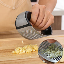 Load image into Gallery viewer, Multi-function Manual Garlic Press Curved Garlic Grinding Slicer
