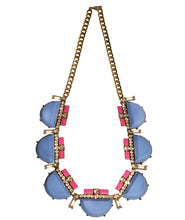 Load image into Gallery viewer, Deco Inspired Blue Strand Necklace
