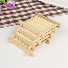 Load image into Gallery viewer, Natural Bamboo Wood Bathroom Shower Soap Tray Dish

