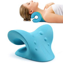 Load image into Gallery viewer, Neck Shoulder Stretcher Relaxer Cervical Chiropractic Traction Device
