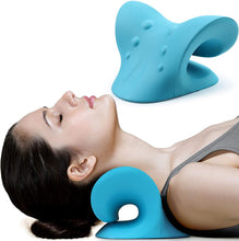 Load image into Gallery viewer, Neck Shoulder Stretcher Relaxer Cervical Chiropractic Traction Device
