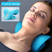 Load image into Gallery viewer, Neck Shoulder Stretcher Relaxer Cervical Chiropractic Traction Device
