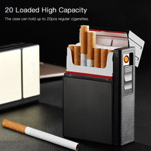 Load image into Gallery viewer, Cigarette Case Ciagrette Holder Box with
