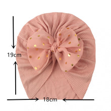 Load image into Gallery viewer, New Summer Cute Bow Baby Boneless Fetal Cap Baby Thin Section
