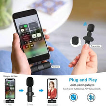 Load image into Gallery viewer, Snziyag Y22 New Wireless Lavalier Microphone Portable Audio Video

