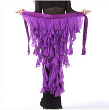 Load image into Gallery viewer, New Style Belly Dance Costumes Chiffon Tassel Belly Dance Hip Scarf
