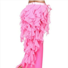 Load image into Gallery viewer, New Style Belly Dance Costumes Chiffon Tassel Belly Dance Hip Scarf
