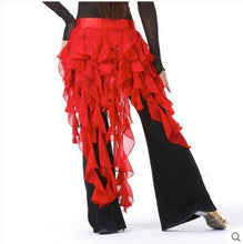 Load image into Gallery viewer, New Style Belly Dance Costumes Chiffon Tassel Belly Dance Hip Scarf
