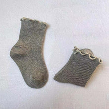 Load image into Gallery viewer, Newborn Baby Socks Ruffled Solid Ankle Socks Toddler Infant Cotton
