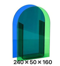 Load image into Gallery viewer, Nordic Rainbow Colorful Acrylic Vase Art Geometric Sunlight Sunrise
