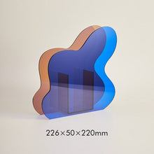 Load image into Gallery viewer, Nordic Rainbow Colorful Acrylic Vase Art Geometric Sunlight Sunrise
