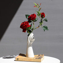 Load image into Gallery viewer, Nordic Style Ceramics Vase Modern Creative Hand Vase Flowers
