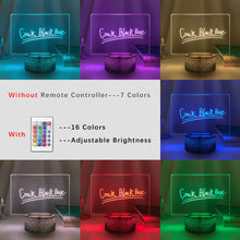 Load image into Gallery viewer, Note Board Creative Led Night Light USB Message Board Holiday Light
