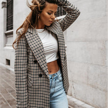 Load image into Gallery viewer, Women's Casual Long Sleeve Lapel Button Slim Work Office Blazer Jacket
