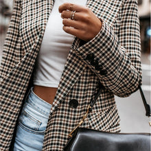 Load image into Gallery viewer, Women's Casual Long Sleeve Lapel Button Slim Work Office Blazer Jacket
