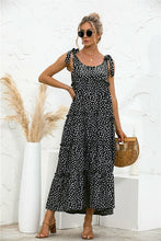 Load image into Gallery viewer, Fashion printed suspender dress
