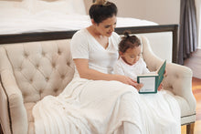 Load image into Gallery viewer, Pristine White Oversized Queen Bamboo Bed Blanket
