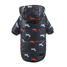 Load image into Gallery viewer, Pet Clothes For Dog Winter Warm Coat Puppy Down Jacket Printed Hoodies
