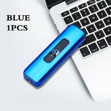 Load image into Gallery viewer, Portable Electric Lighter Usb Rechargeable Windproof Smoking
