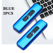 Load image into Gallery viewer, Portable Electric Lighter Usb Rechargeable Windproof Smoking

