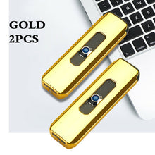 Load image into Gallery viewer, Portable Electric Lighter Usb Rechargeable Windproof Smoking
